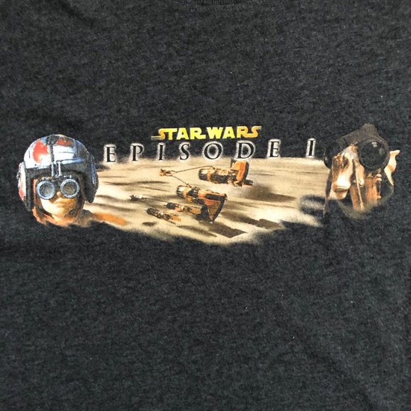 Vintage Bosini Star Wars t-shirt " Episode I Pod racing" Size S - Picture 2 of 4
